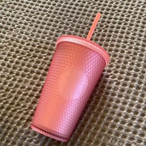 Starbucks Pink Textured Tumbler